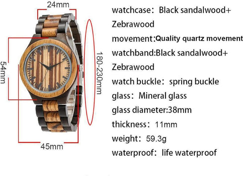 Wooden Watches for Him-  Unique Gifts for Him